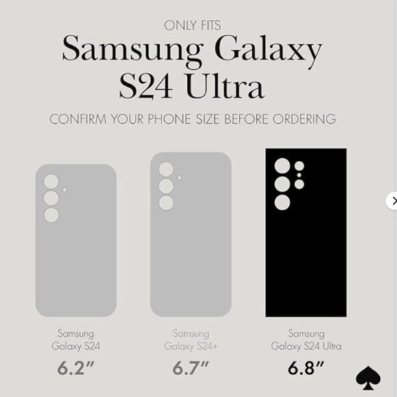 kate spade new york CASE for Samsung Galaxy S24 Ultra | Scattered Flowers | NIB - Picture 3 of 6